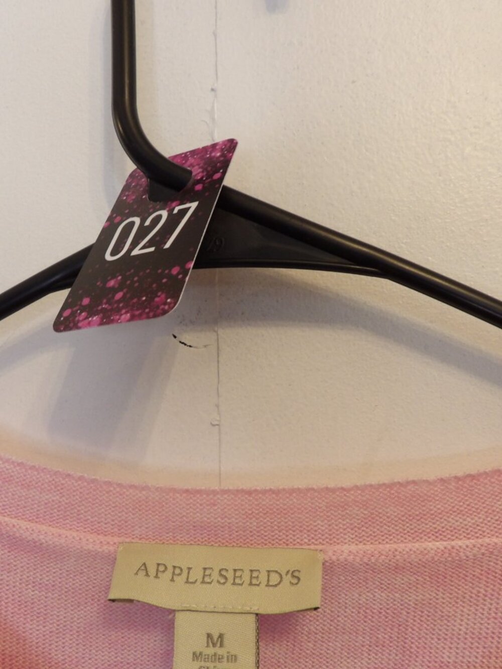 Appleseed, Pink short sleeve blouse (Women's Medium) - Picture 4 of 4